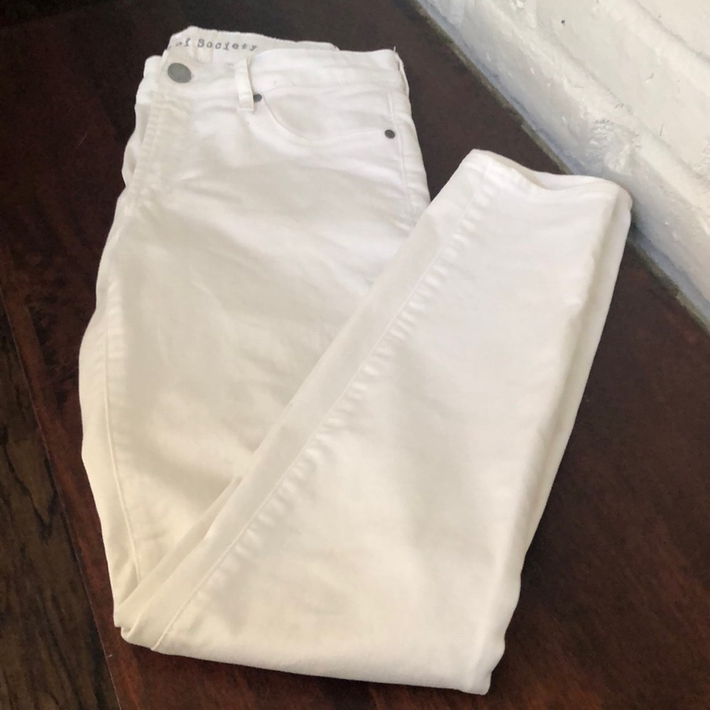 Articles of Society White Skinny Jeans, size 28
